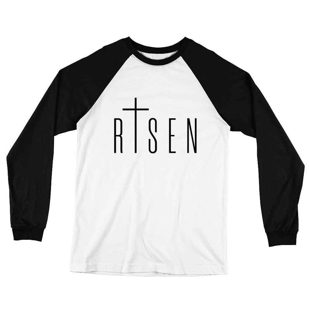 RISEN Long Sleeve Baseball T-Shirt