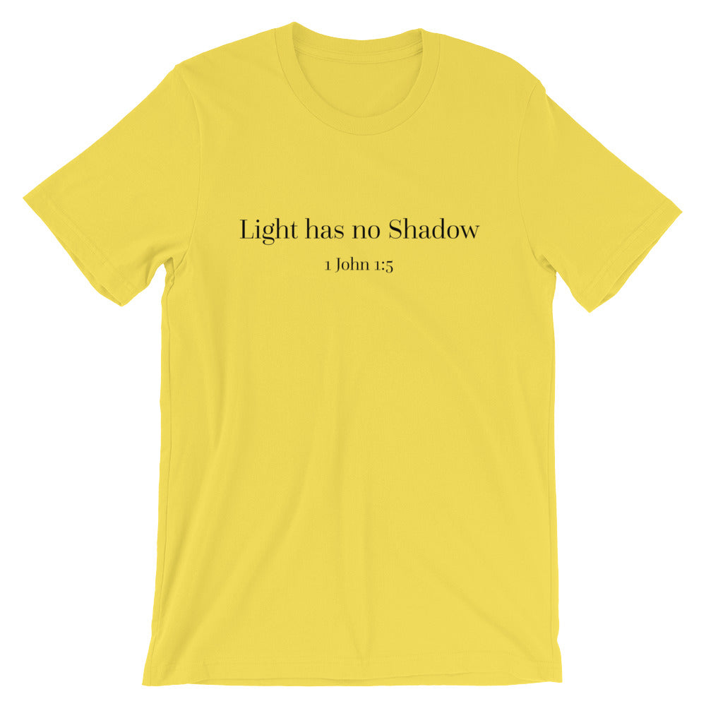 Light Has No Shadow Unisex Tee