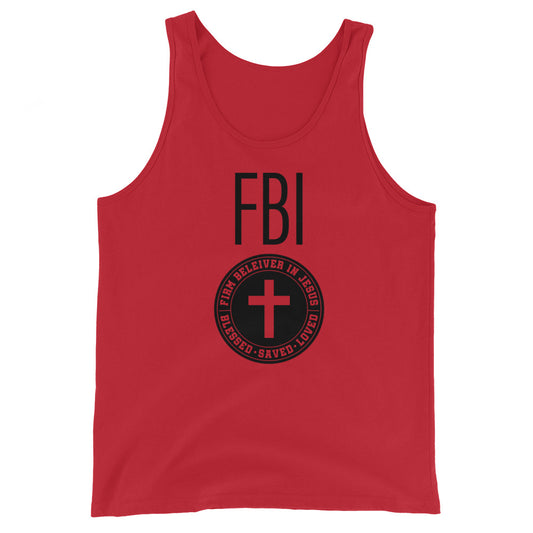 Firm Believer in Christ FBI Unisex Tank Top