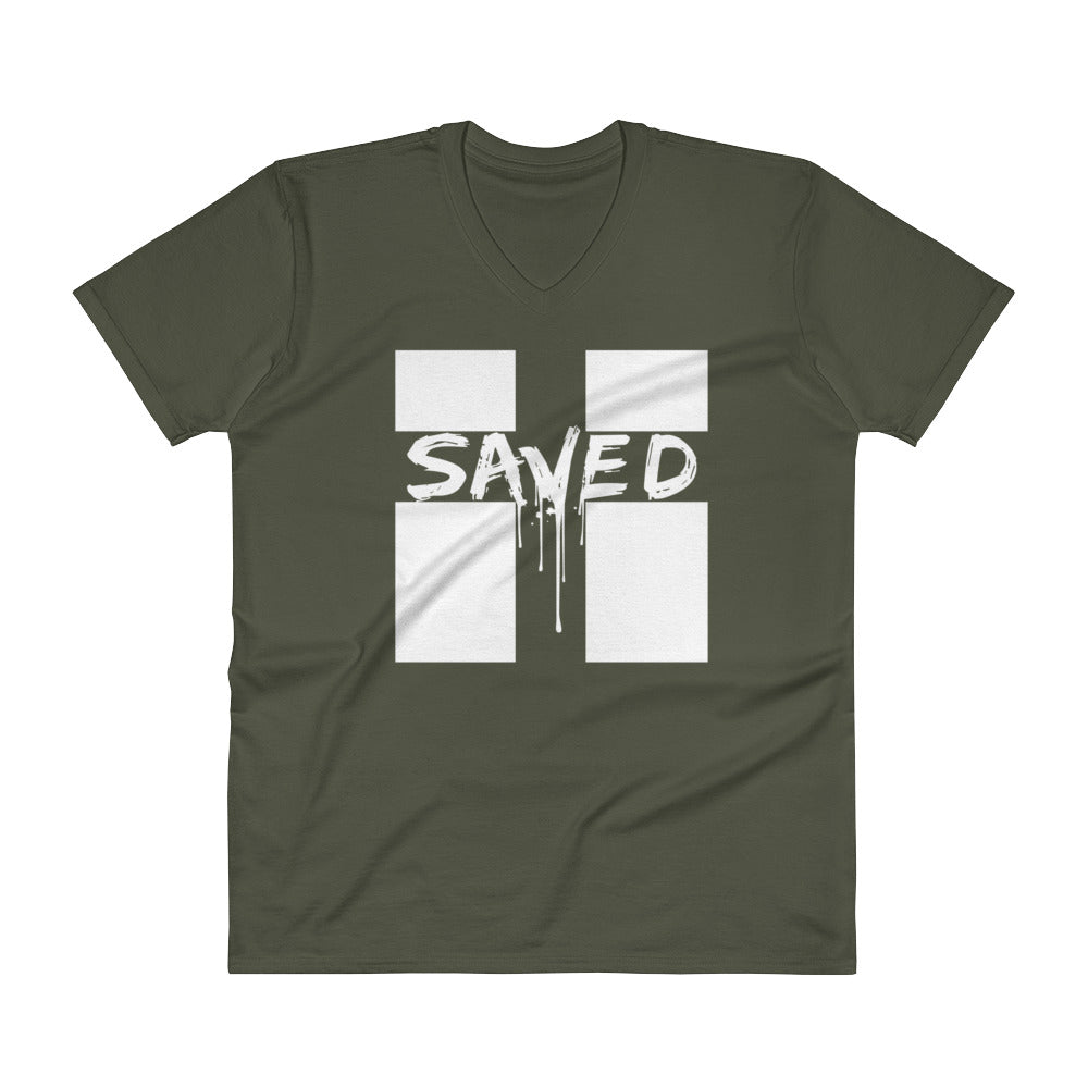 Saved Cross V-Neck T-Shirt