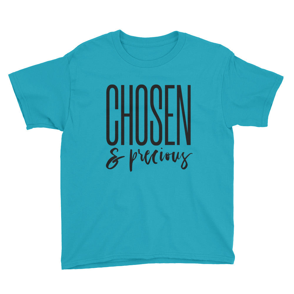 Chosen and Precious Youth Lightweight Fashion T-Shirt with Tear Away Label