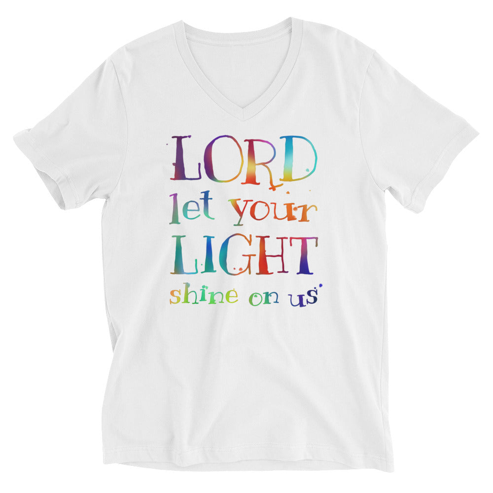 Light Shine Unisex V-Neck