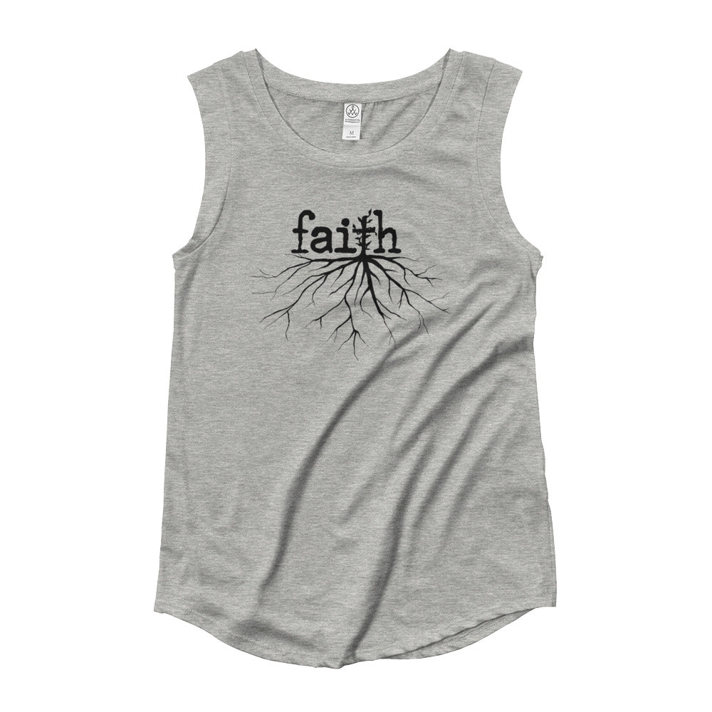 Faith Ladies’ Cap Sleeve T-Shirt