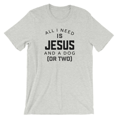 Jesus and a dog or two Unisex T-Shirt