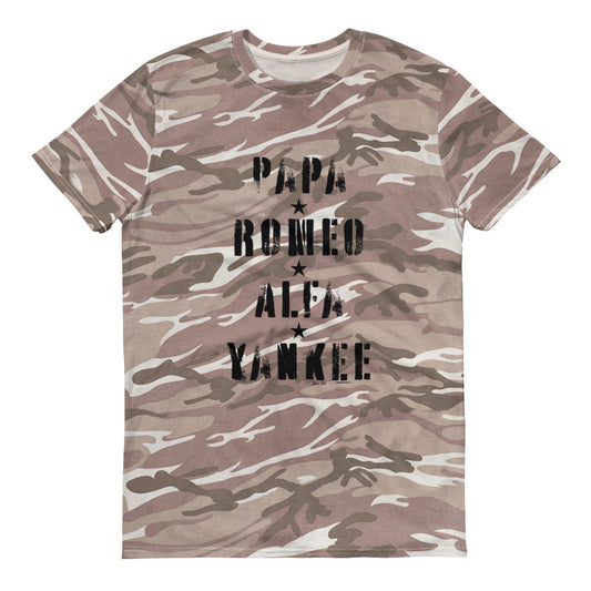 P.R.A.Y. camouflage t-shirt