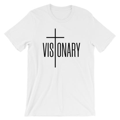 Visionary Unisex Short Sleeve Jersey T-Shirt with Tear Away Label