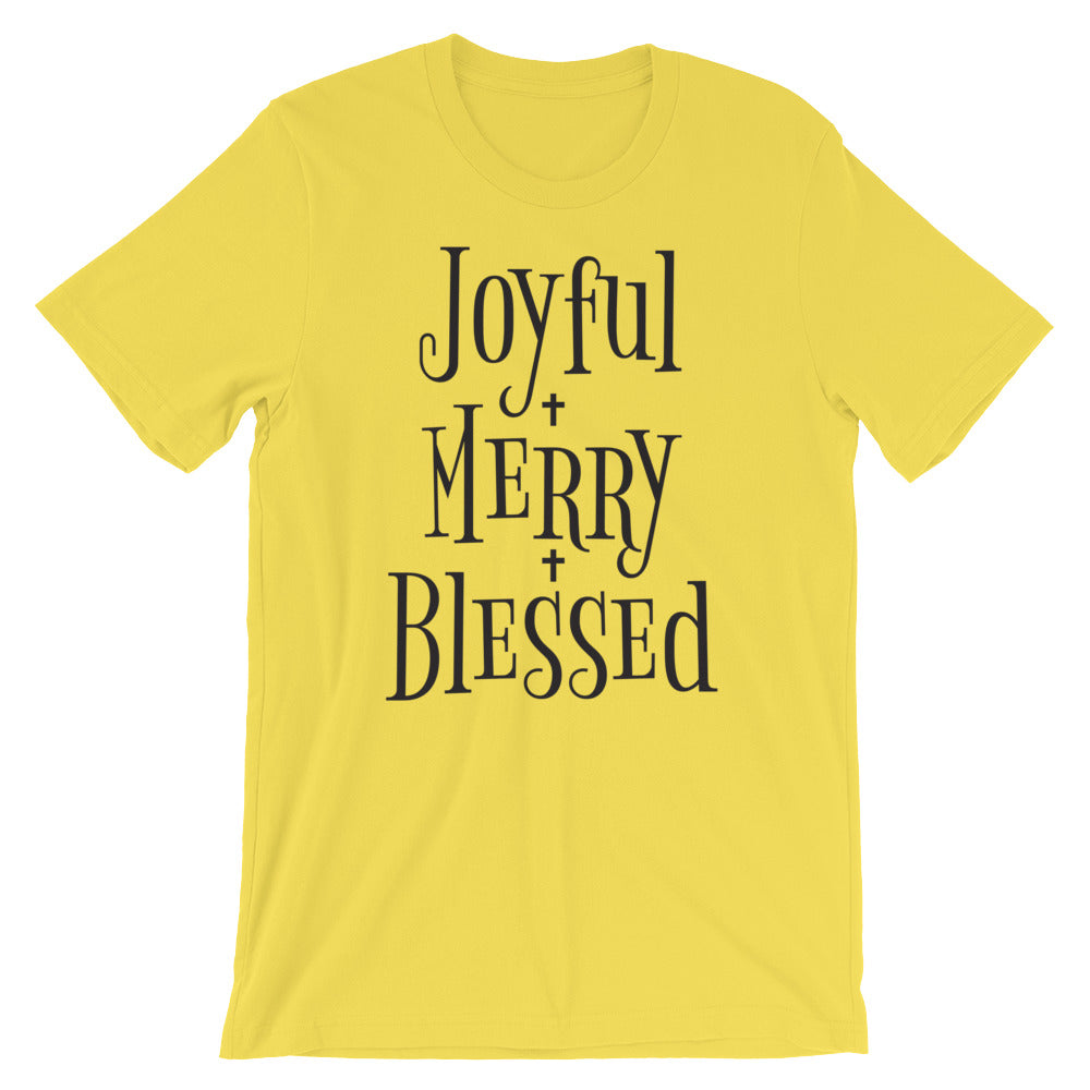 Joyful Merry Blessed Unisex T-Shirt