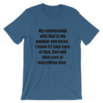 Relationship with God Unisex T-Shirt