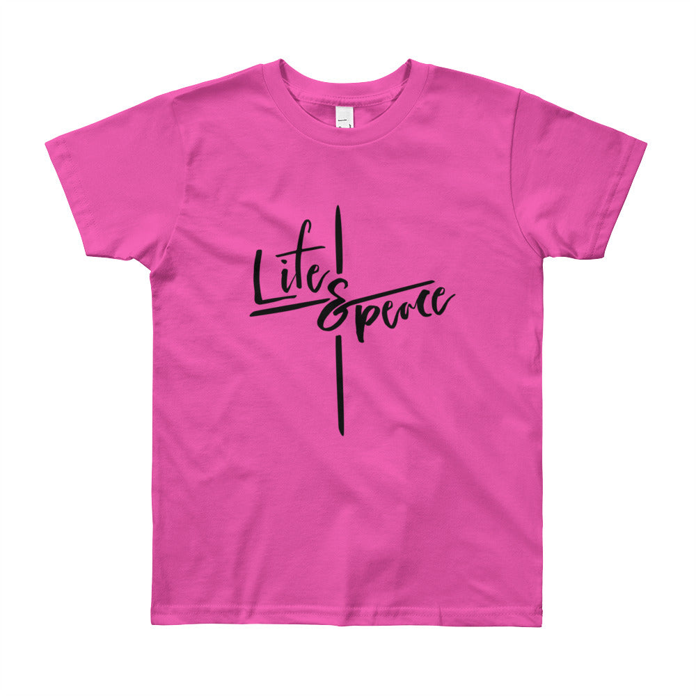 Life and Peace Youth Short Sleeve T-Shirt