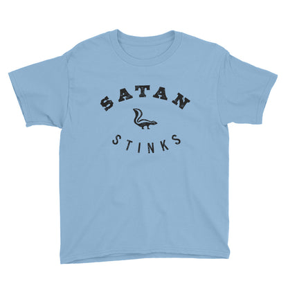 Satan Stinks Youth Short Sleeve T-Shirt