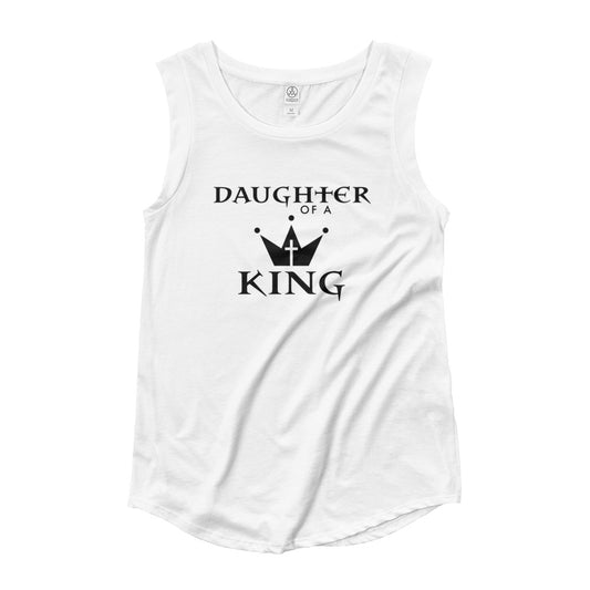 Daughter Of A King Ladies’ Cap Sleeve T-Shirt