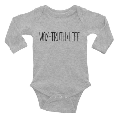 Way Truth Life Infant Long Sleeve Bodysuit