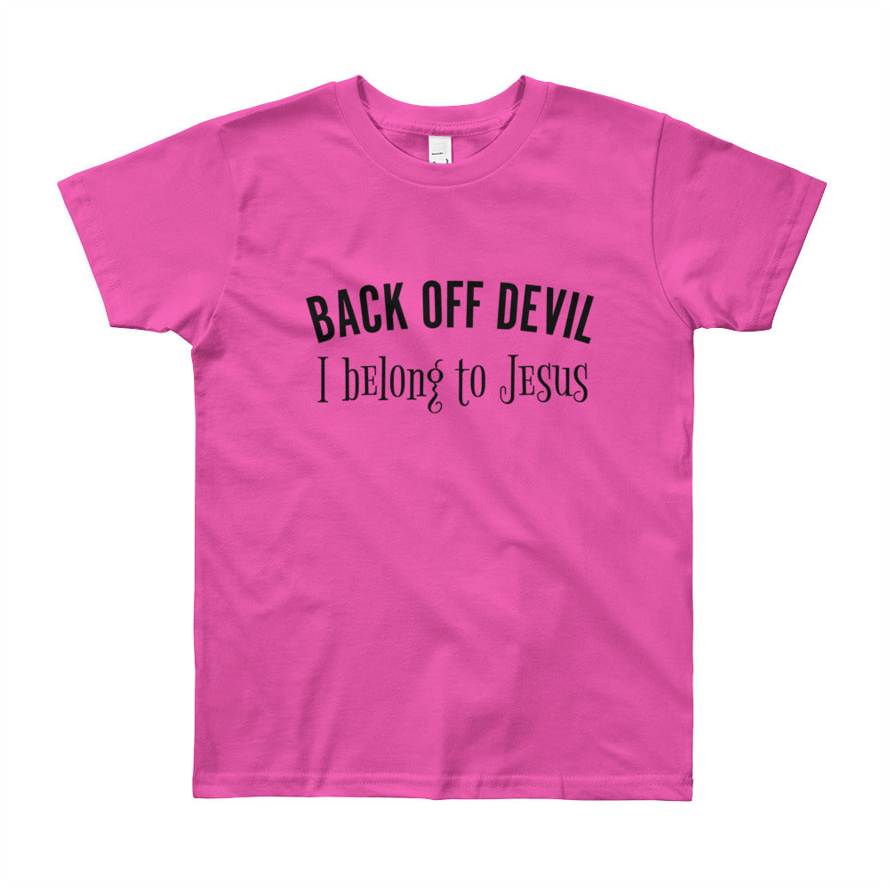 Back off Devil Youth Short Sleeve T-Shirt