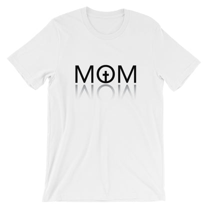 Mom Shadow Unisex Short Sleeve Jersey T-Shirt with Tear Away Label