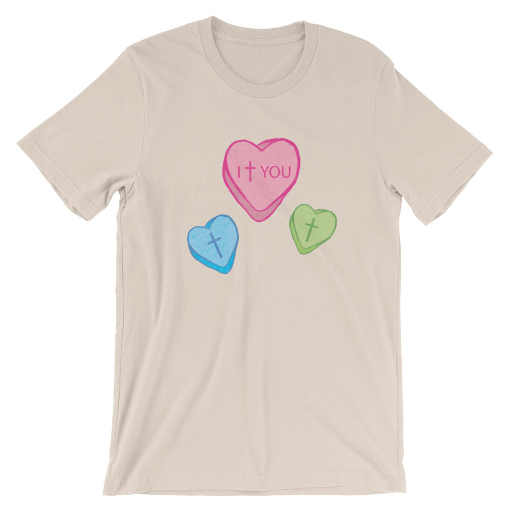 Love Candy Heart Unisex T-Shirt
