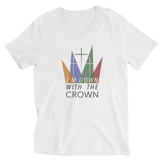 Down With The Crown Unisex V-Neck