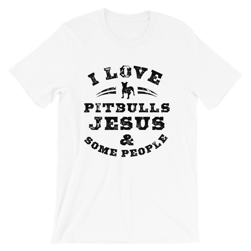 Pitbulls and Jesus Unisex T-Shirt