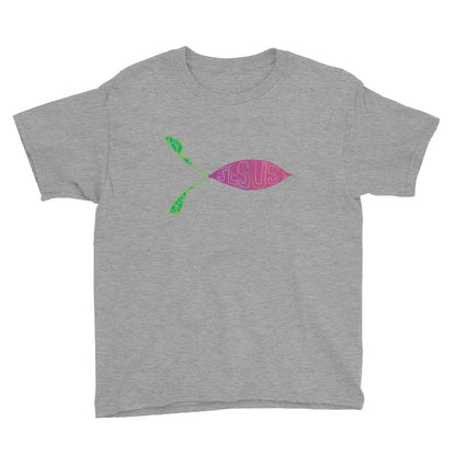 Jesus fish Beet Youth Short Sleeve T-Shirt