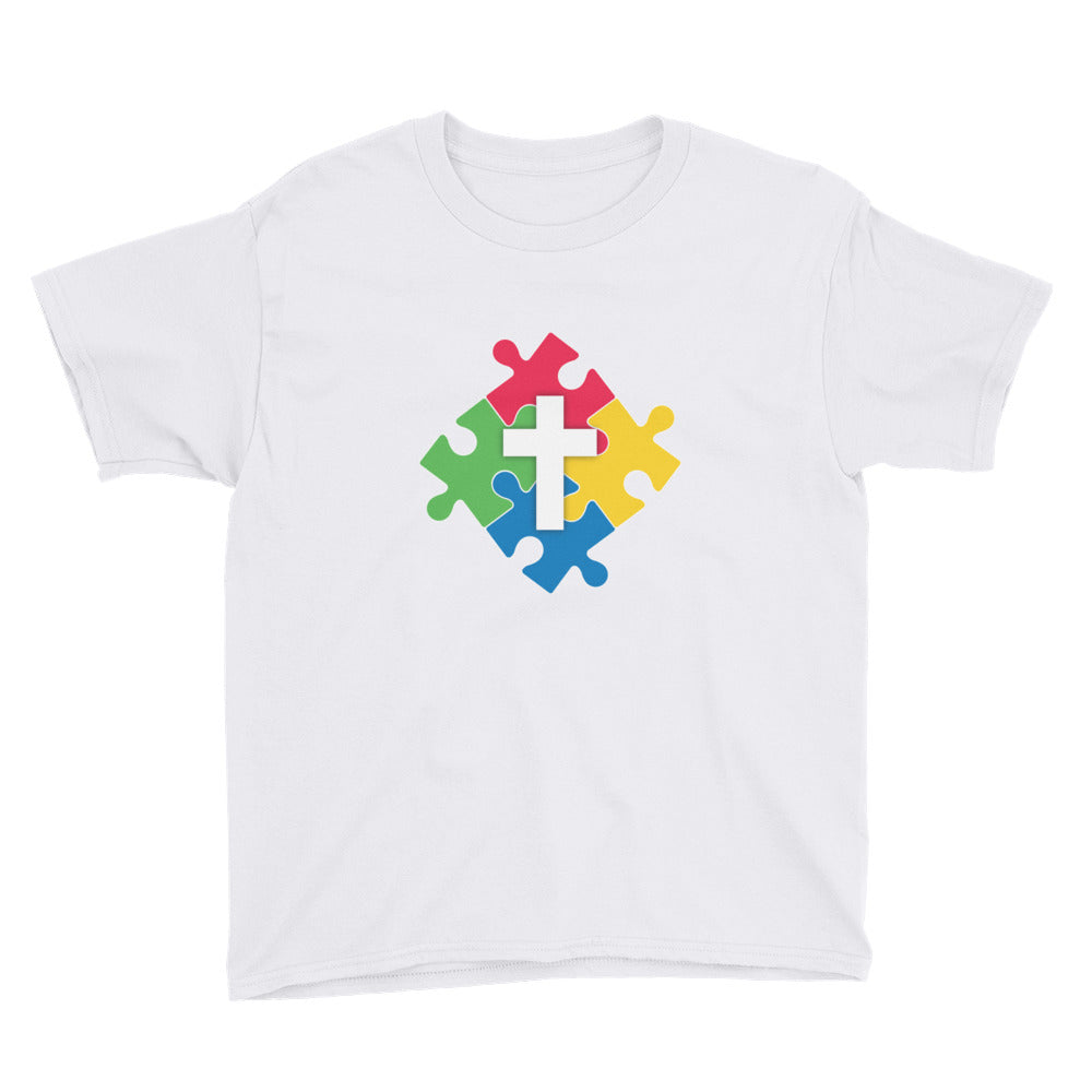 Autism Cross Youth Short Sleeve T-Shirt