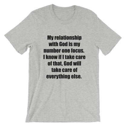 Relationship with God Unisex T-Shirt