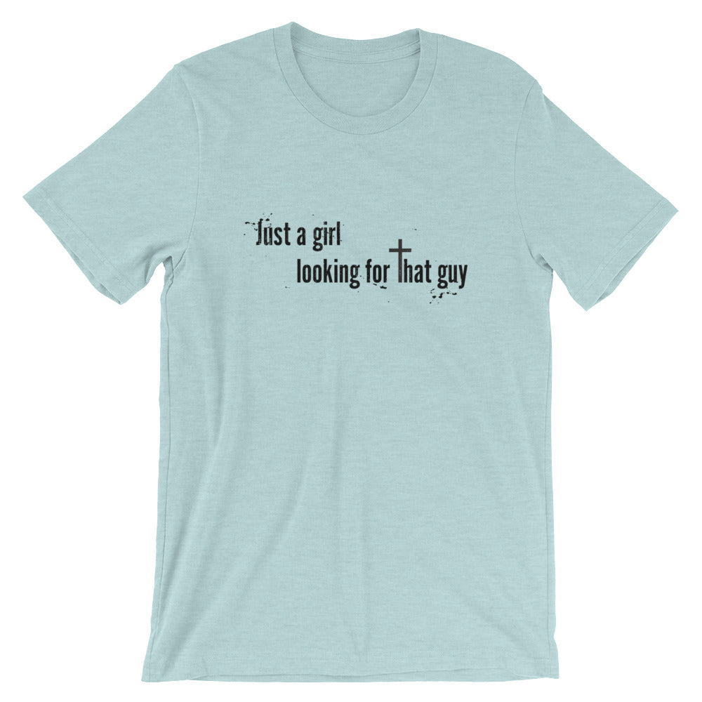 Just a Girl Looking Unisex T-Shirt