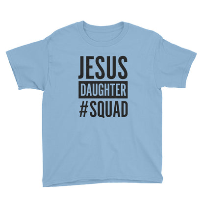 Jesus Daughter #Squad Youth Short Sleeve T-Shirt
