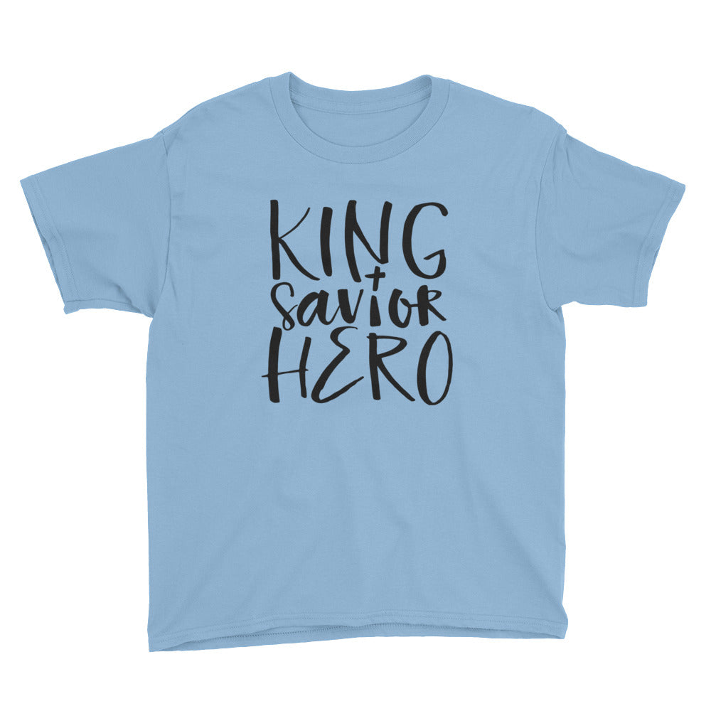 King Savior Hero Youth Short Sleeve T-Shirt