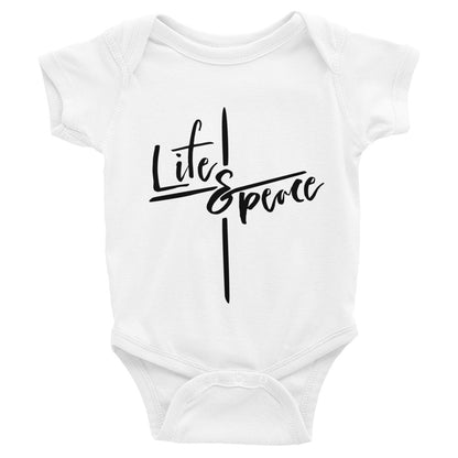 Life and Peace Short Sleeve Onesie
