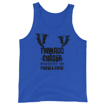 Twinado Chaser - Powered by Prayer Unisex Tank Top