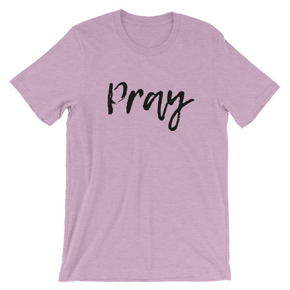 Pray script Unisex T-Shirt