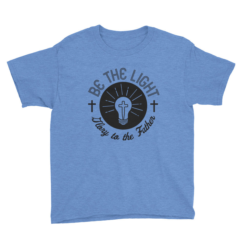 Be the Light retro Youth Short Sleeve T-Shirt