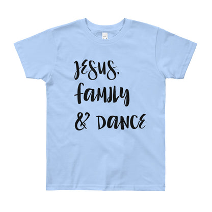 JESUS Family and Dance Youth Short Sleeve T-Shirt