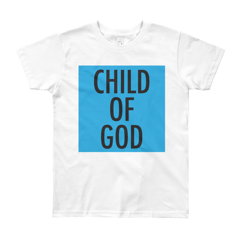 Child of God in Blue Youth Tee