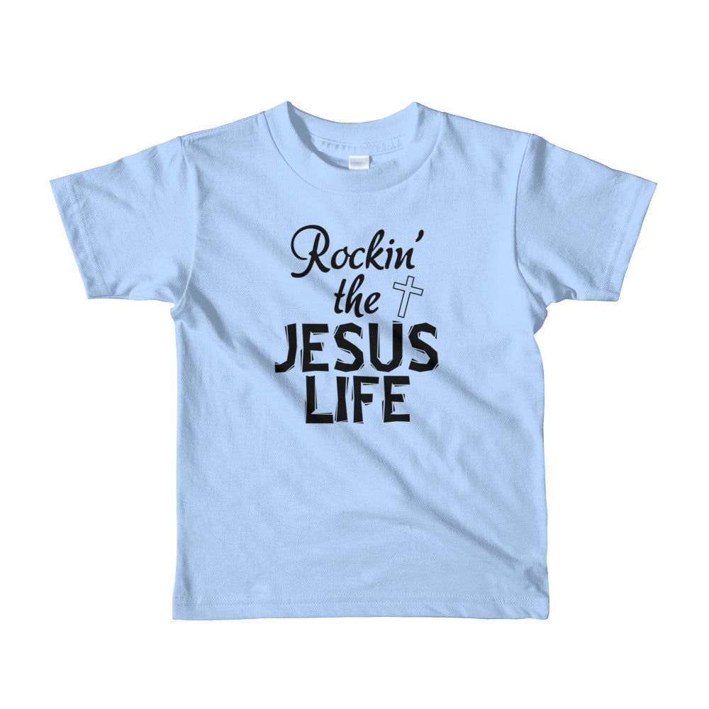 Rocking JESUS Short sleeve kids t-shirt