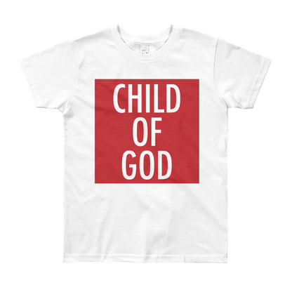 Child of God in Red Youth Tee