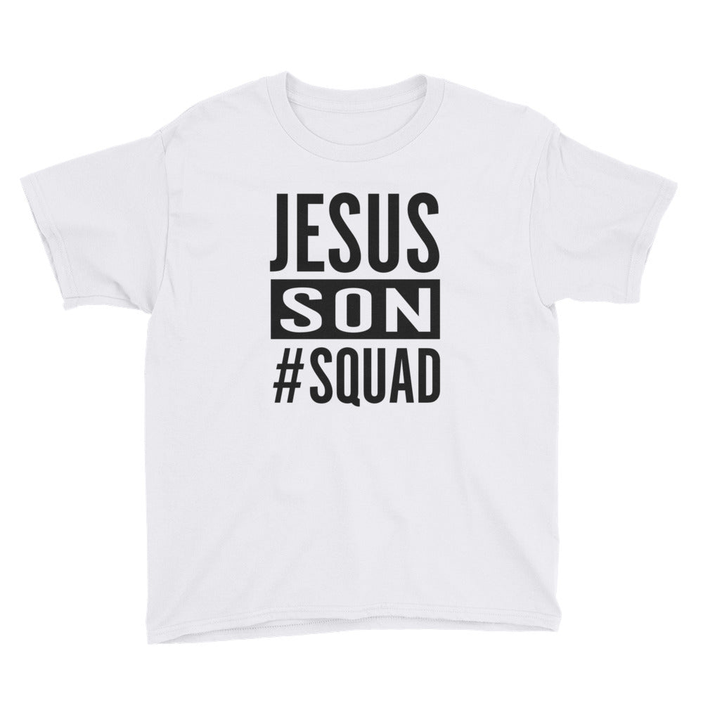 Jesus Son #Squad Youth Short Sleeve T-Shirt