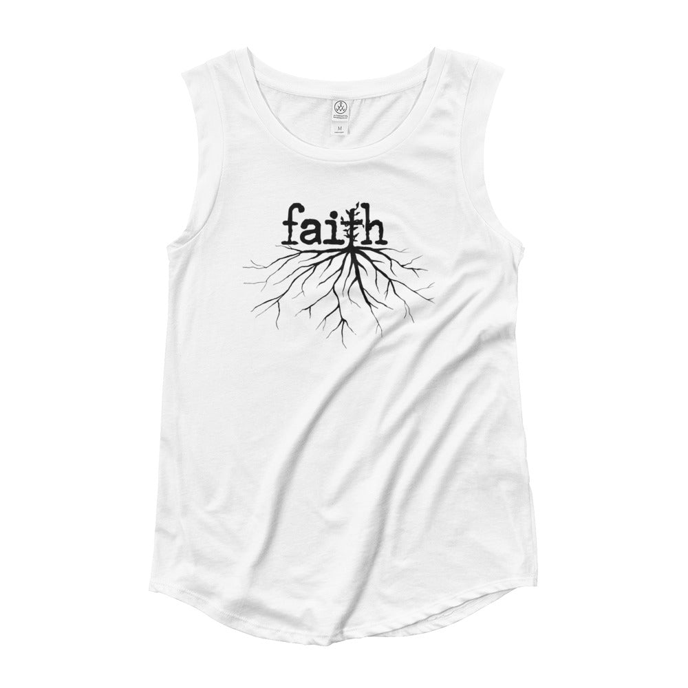 Faith Ladies’ Cap Sleeve T-Shirt