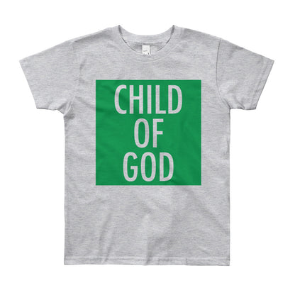 Child of God in Green Youth Tee