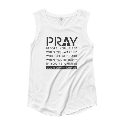 Pray Cap Sleeve T-Shirt