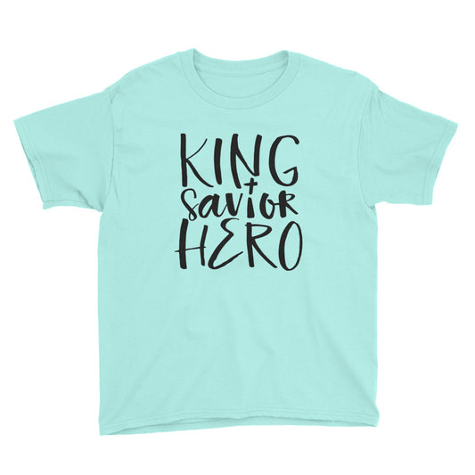 King Savior Hero Youth Short Sleeve T-Shirt