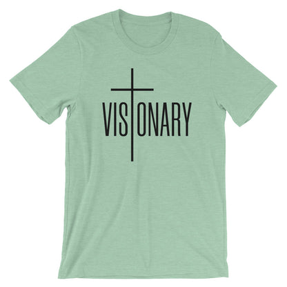 Visionary Unisex Short Sleeve Jersey T-Shirt with Tear Away Label