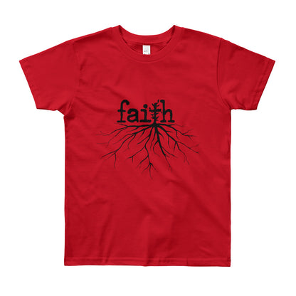 FAITH tree Youth Short Sleeve T-Shirt