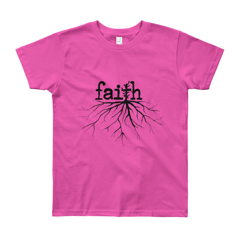 FAITH tree Youth Short Sleeve T-Shirt