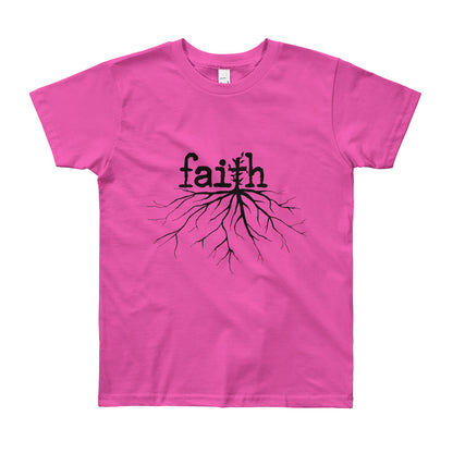 FAITH tree Youth Short Sleeve T-Shirt