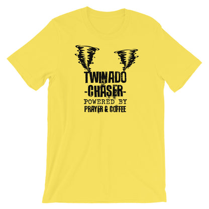 Twinado Chaser - Powered by Prayer Unisex T-Shirt
