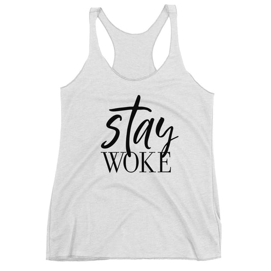 Stay Woke Racerback Tank