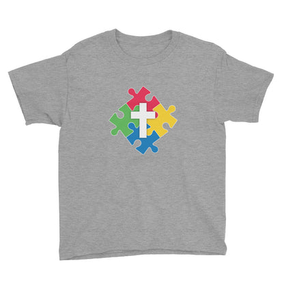 Autism Cross Youth Short Sleeve T-Shirt