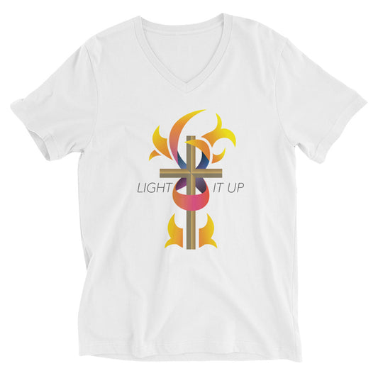 Light It Up Unisex V-Neck