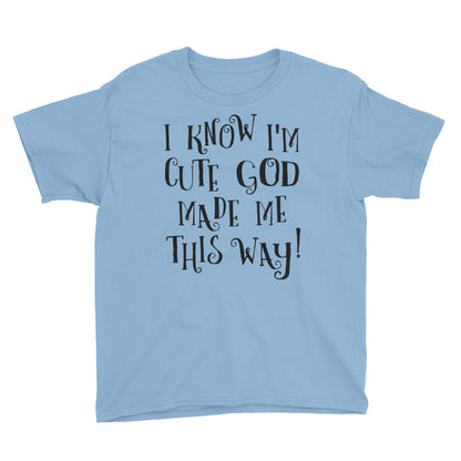 GOD made ME Youth Short Sleeve T-Shirt