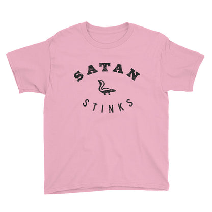 Satan Stinks Youth Short Sleeve T-Shirt